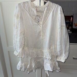 Elegant White Women's Tunic/Dress